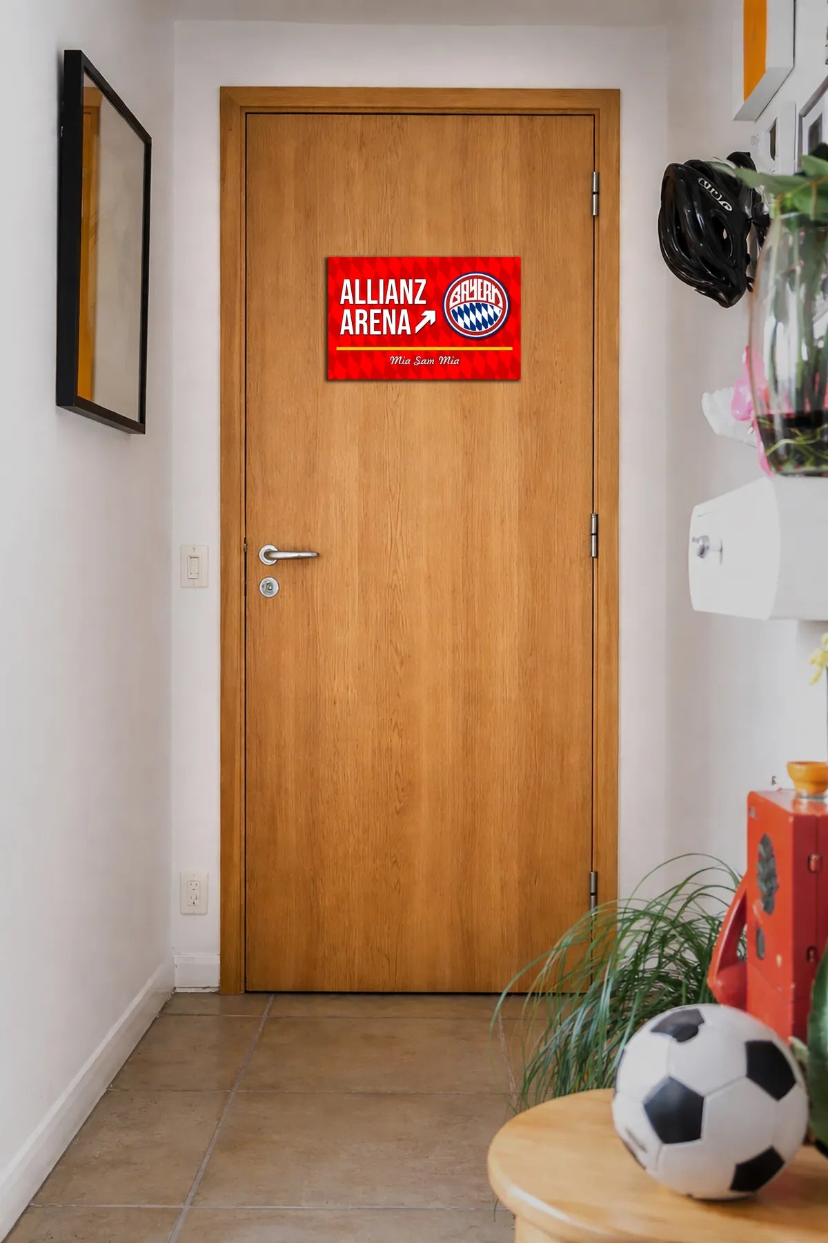 Allianz Arena Stadium Door Signs