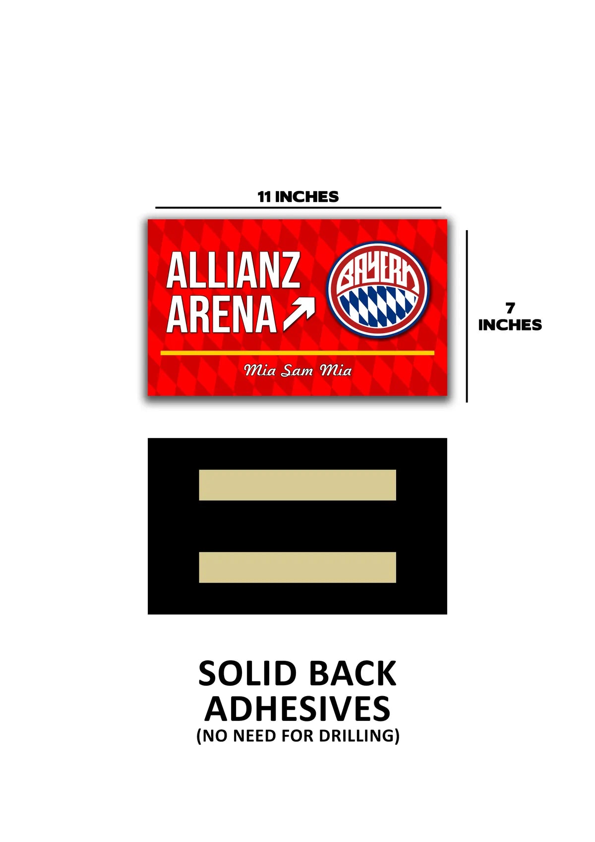 Allianz Arena Stadium Door Signs