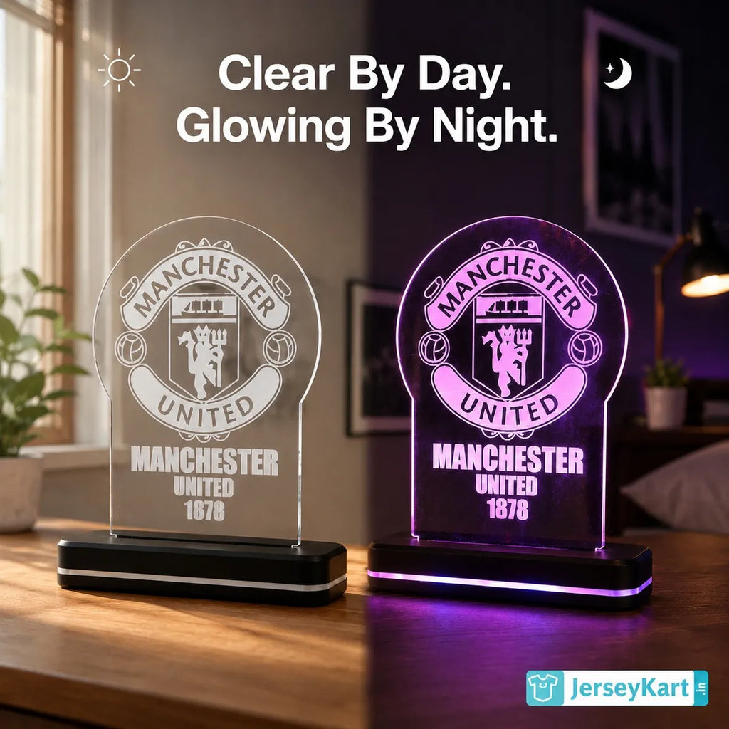 MNU 1878 Football Crest LED Acrylic Table Lamp