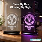 MNU 1878 Football Crest LED Acrylic Table Lamp