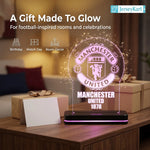 MNU 1878 Football Crest LED Acrylic Table Lamp