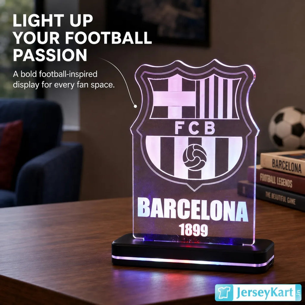 Barca 1899 Football Crest LED Acrylic Table Lamp