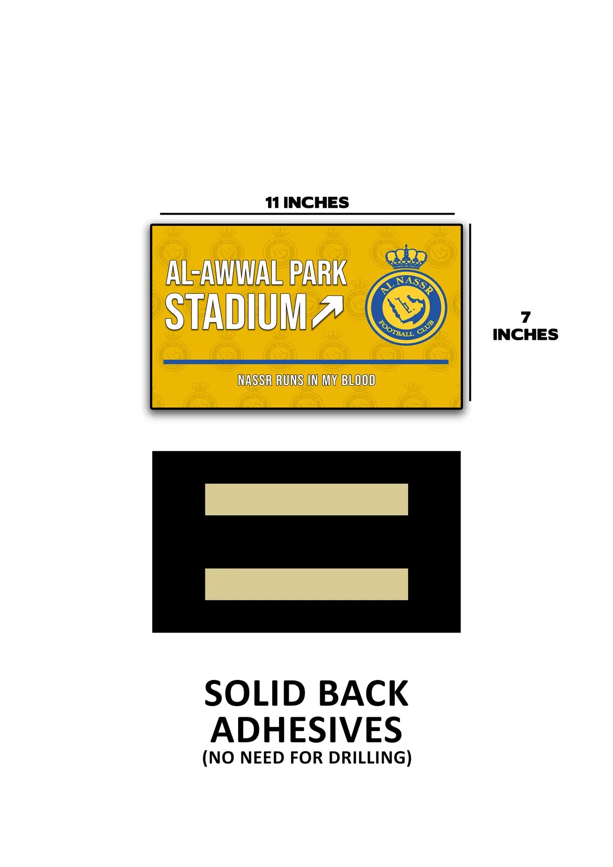 AL-AWWAL PARK Stadium Door Signs