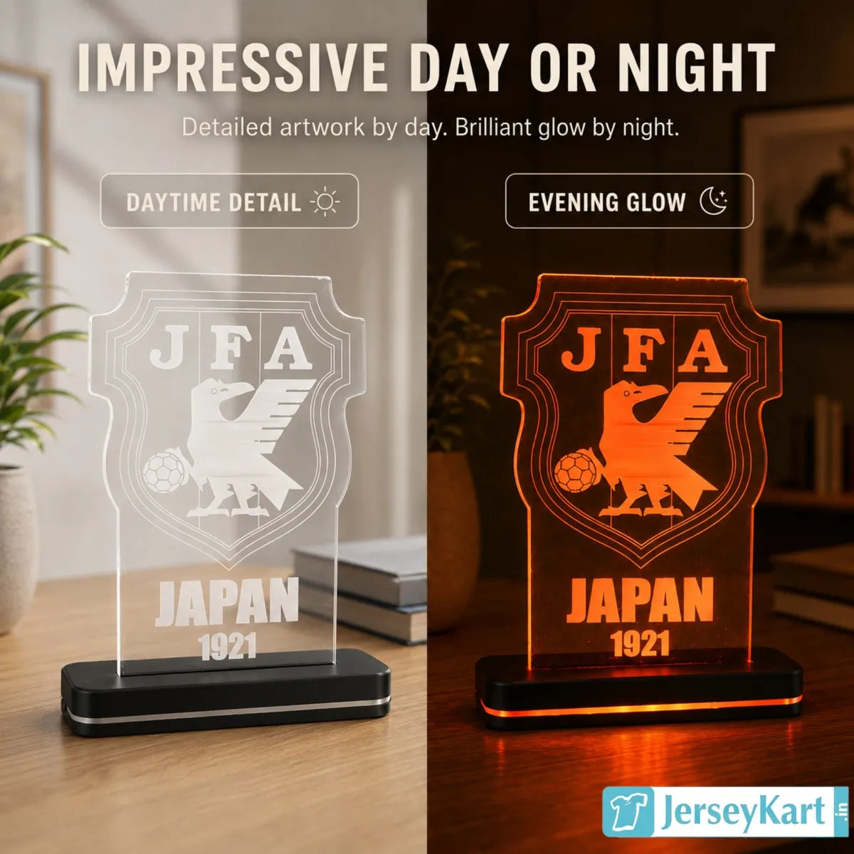 JPN 1921 Football Crest LED Acrylic Table Lamp