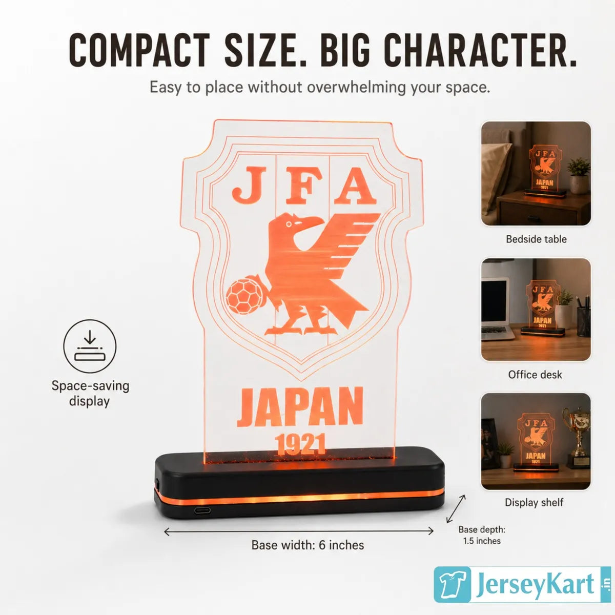 JPN 1921 Football Crest LED Acrylic Table Lamp