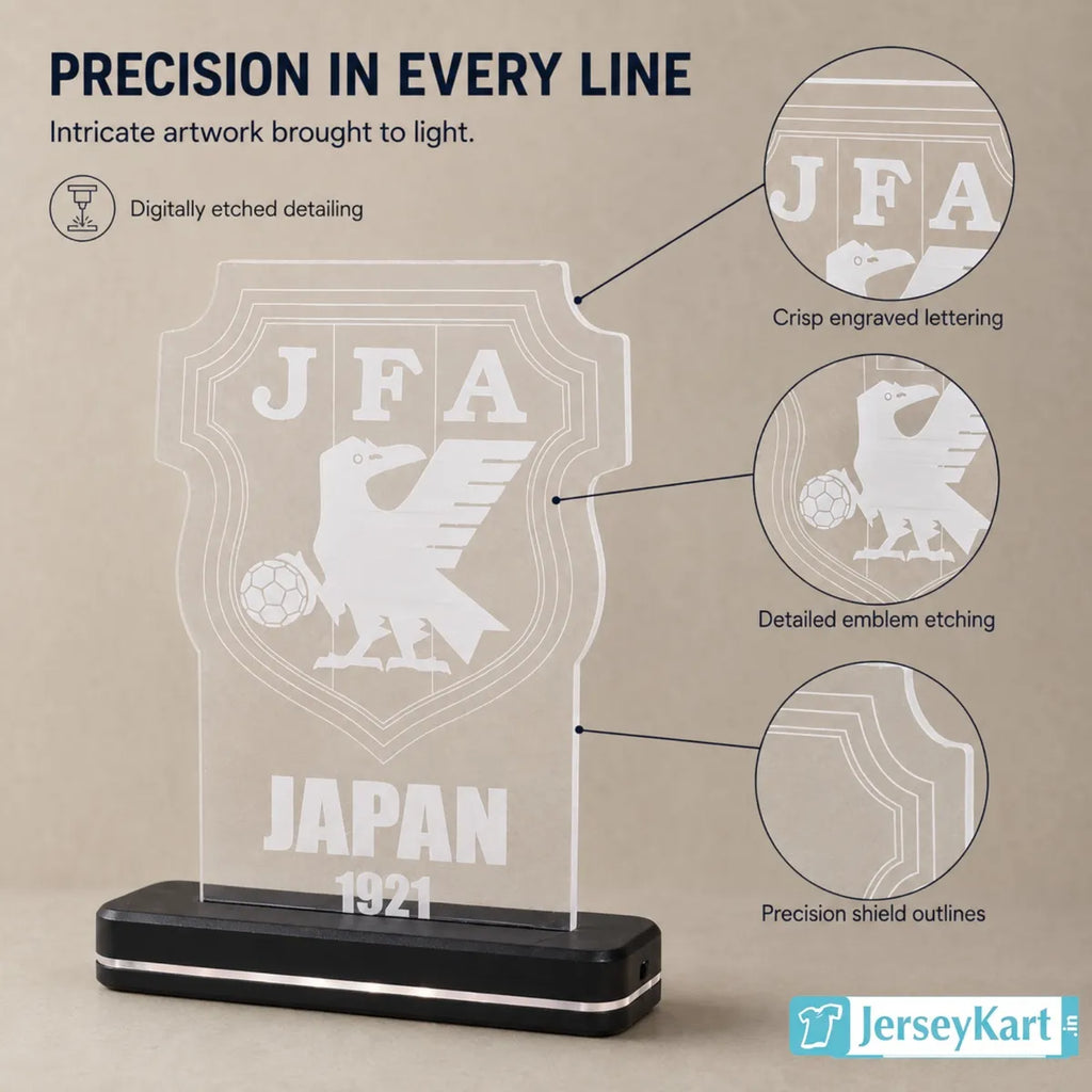 JPN 1921 Football Crest LED Acrylic Table Lamp