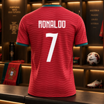Cristiano Ronaldo POR Home Soccer Solid Jersey 2026