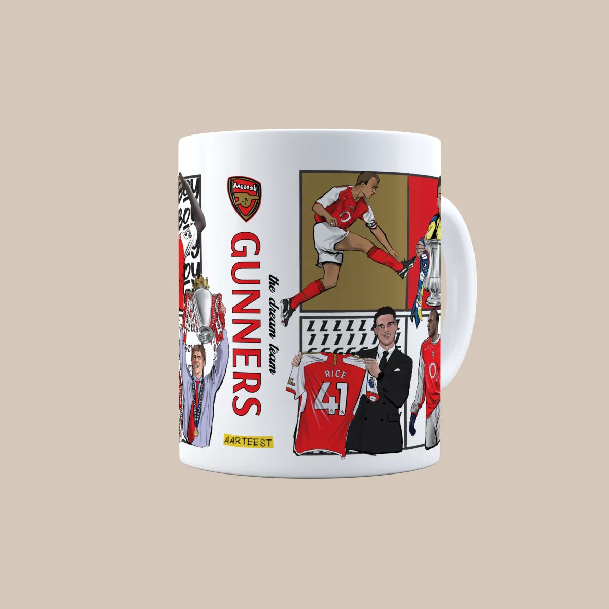ARS Dream Team Legends 3D Doodle Art Mug