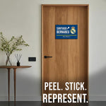 Old Trafford Door Signs