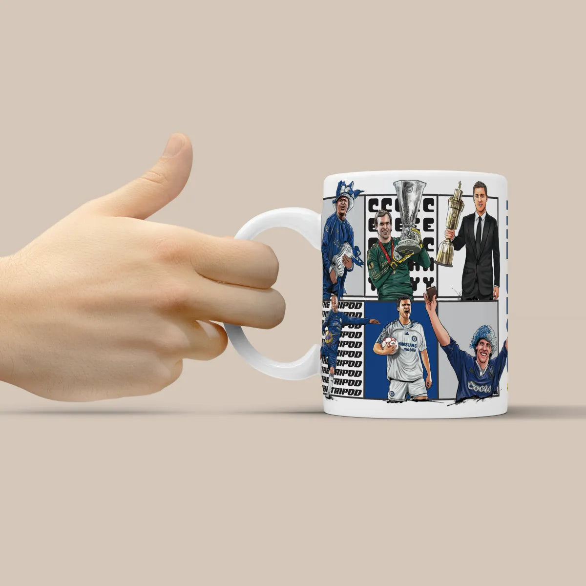 CHL FC Dream Team Legends 3D Doodle Art Mug