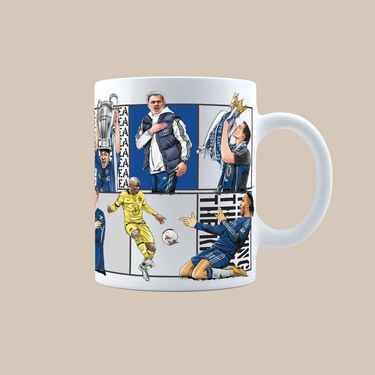 CHL FC Dream Team Legends 3D Doodle Art Mug