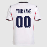 Customized ENG Home Soccer Solid Jersey World Cup 2026