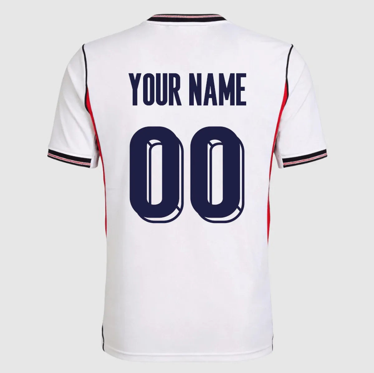 Customized ENG Home Soccer Solid Jersey World Cup 2026