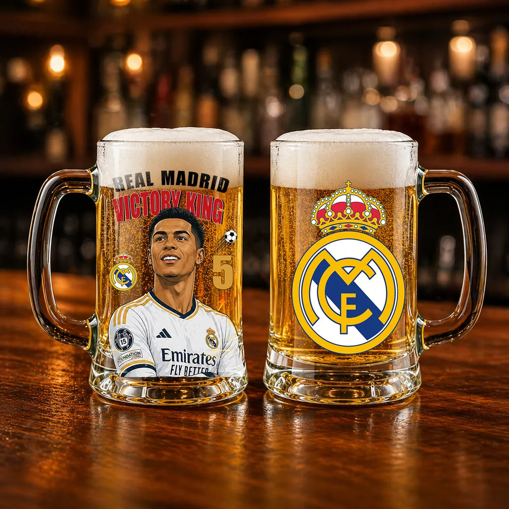 Bellingham Edition Glass Mug | Sports Gift for Soccer Lovers