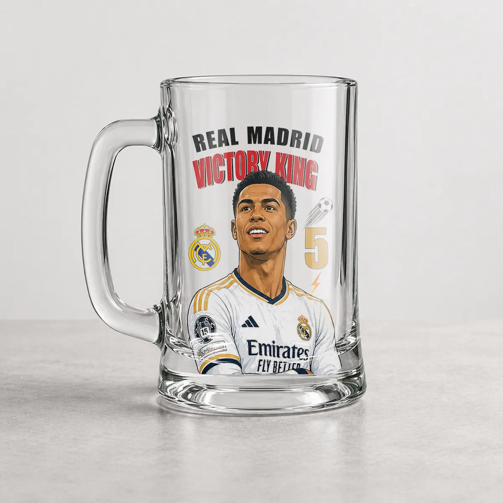 Bellingham Edition Glass Mug | Sports Gift for Soccer Lovers