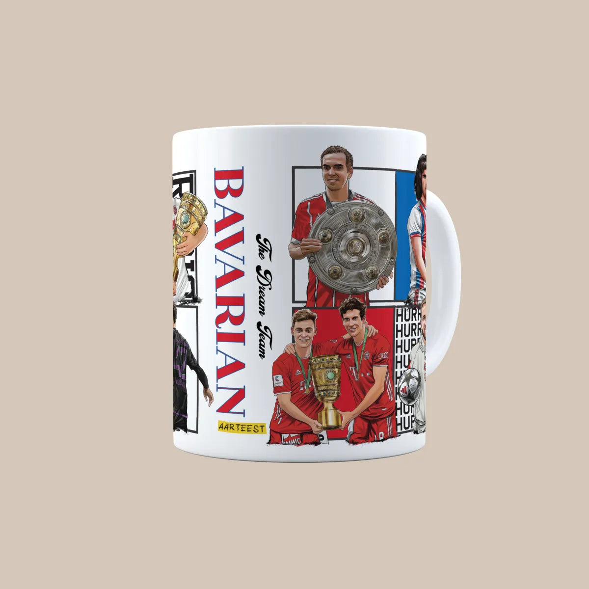 FC BYRN Bundesliga Dream Team 3D Doodle Art Mug