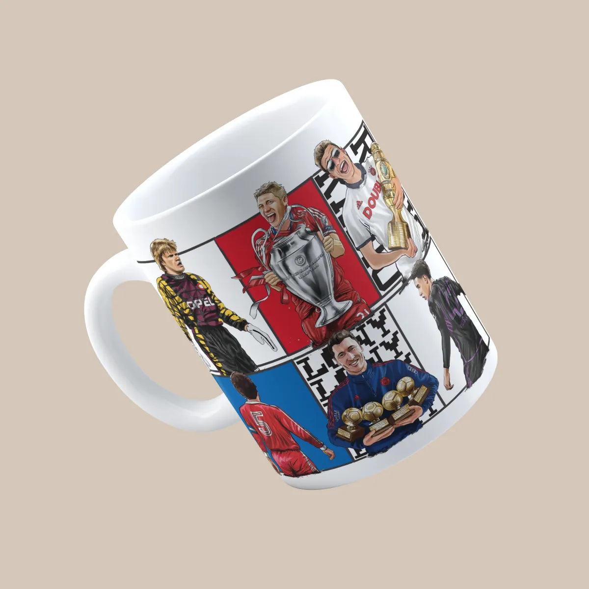 FC BYRN Bundesliga Dream Team 3D Doodle Art Mug