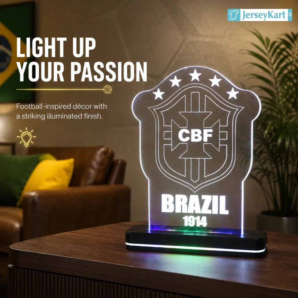 BRZ 1914 Football Crest LED Acrylic Table Lamp