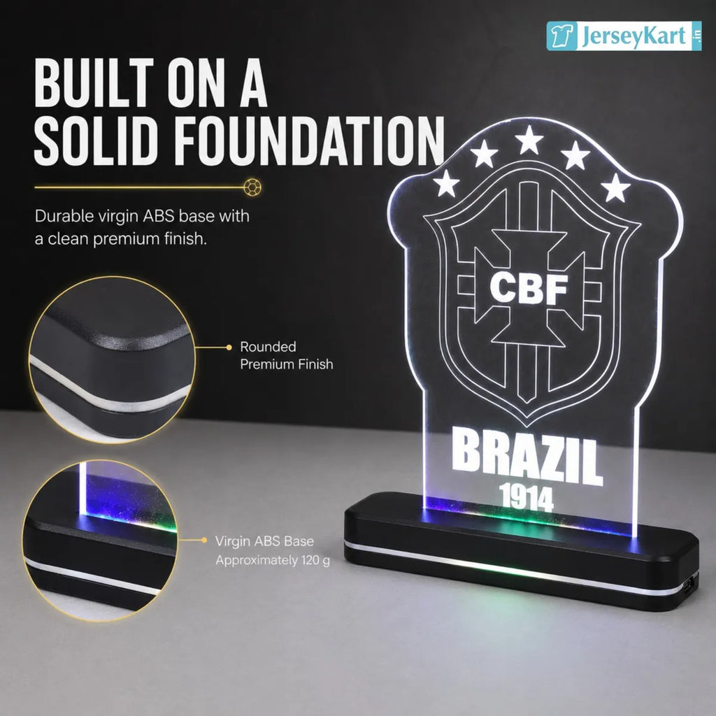 BRZ 1914 Football Crest LED Acrylic Table Lamp