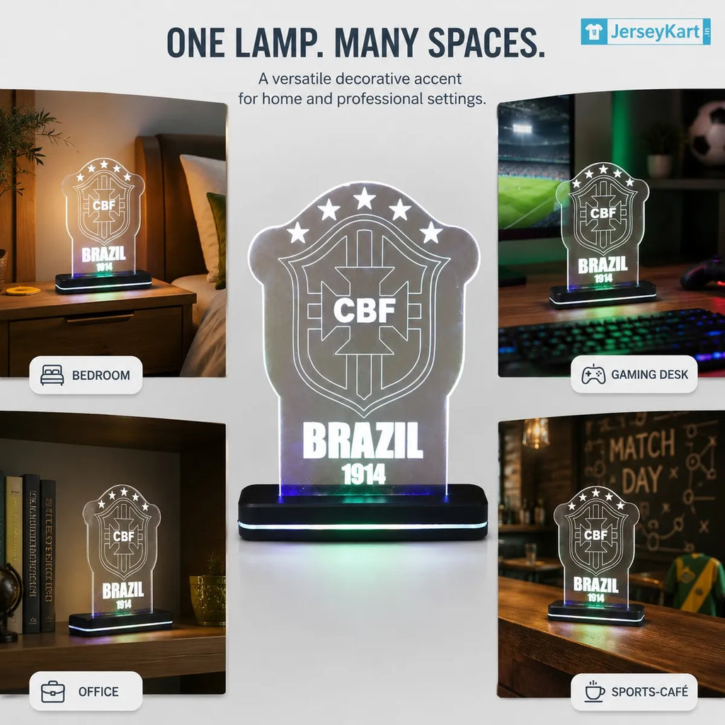 BRZ 1914 Football Crest LED Acrylic Table Lamp