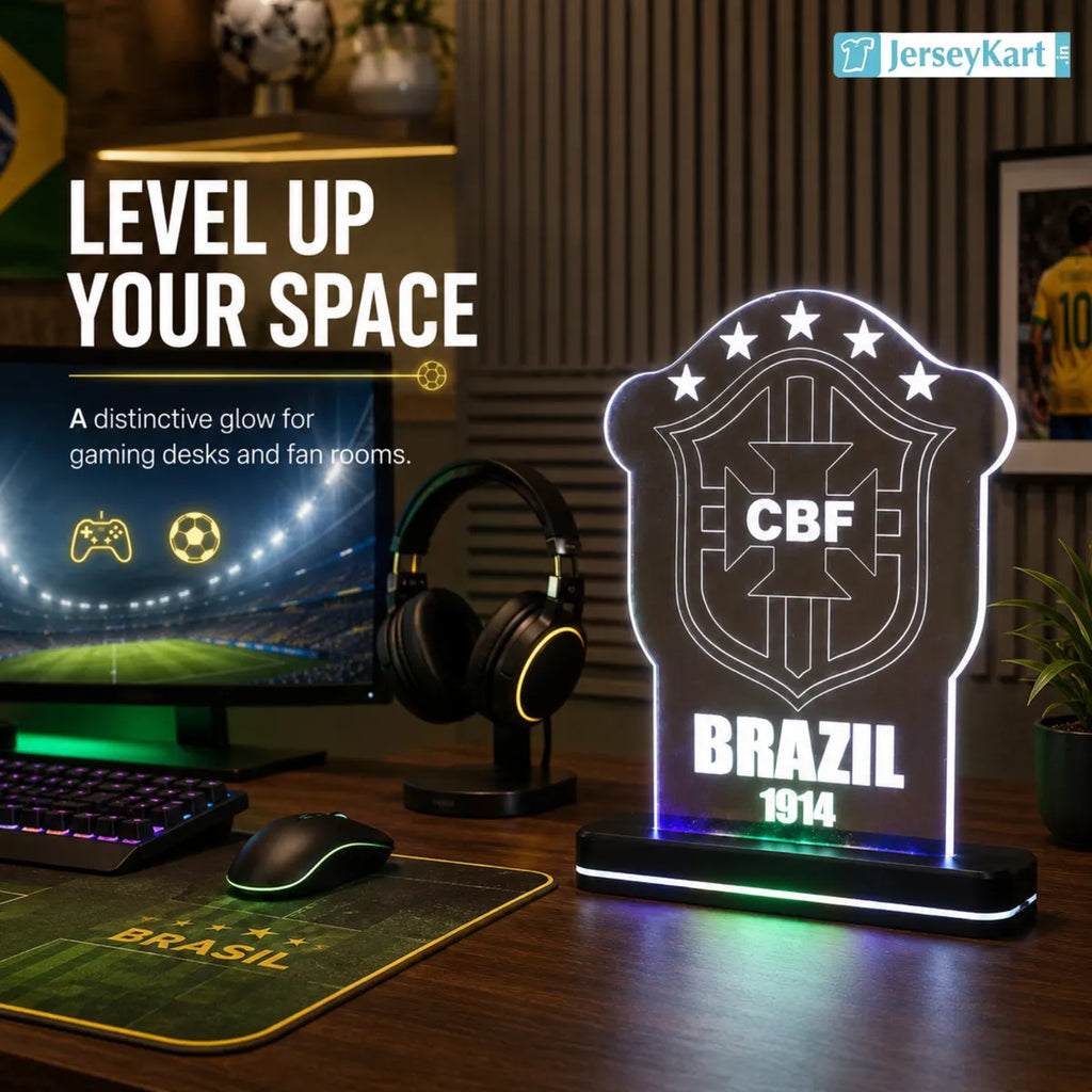 BRZ 1914 Football Crest LED Acrylic Table Lamp