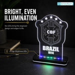 BRZ 1914 Football Crest LED Acrylic Table Lamp