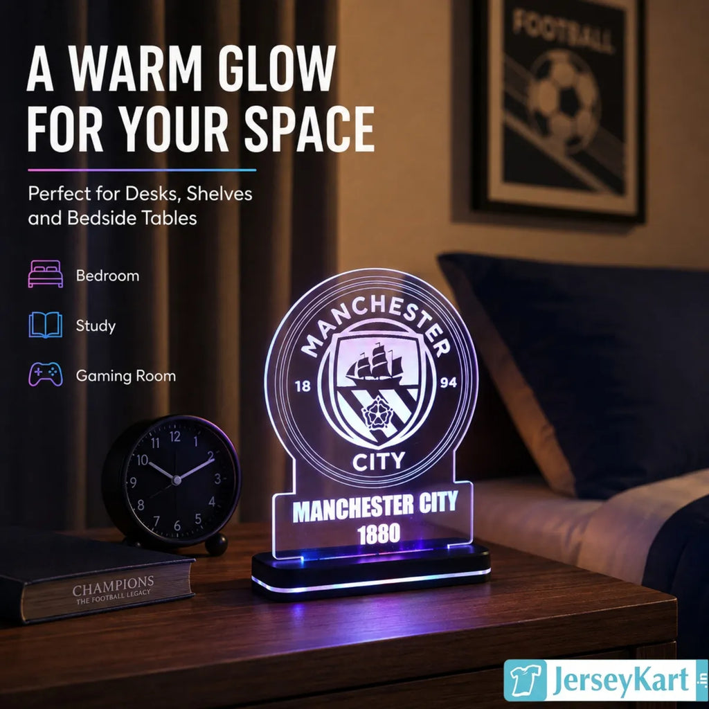 MNC 1880 Football Crest LED Acrylic Table Lamp