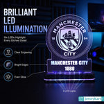 MNC 1880 Football Crest LED Acrylic Table Lamp
