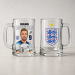 Harry Kane Edition Glass Mug | Sports Gift for Soccer Lovers