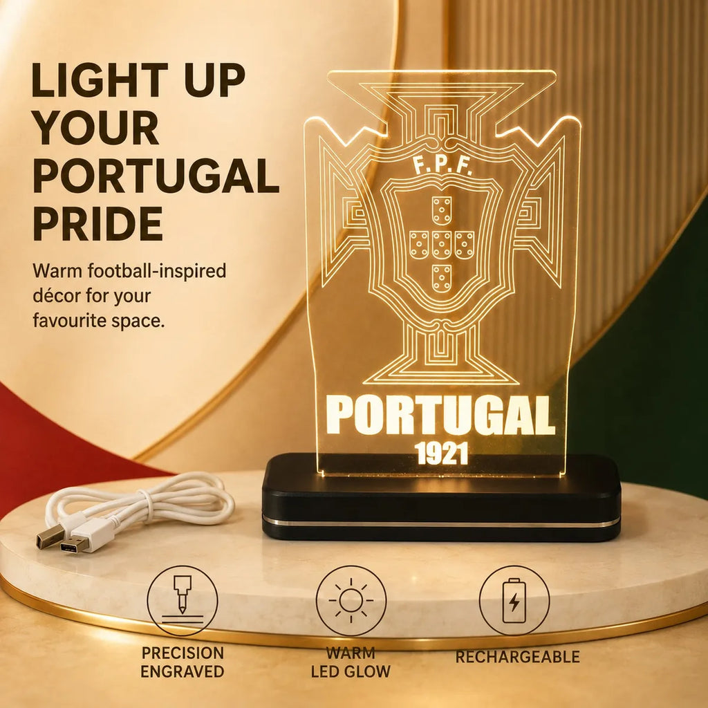 POR 1921 Football Crest LED Acrylic Table Lamp