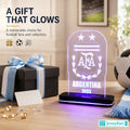 ARG 1893 Football Crest LED Acrylic Table Lamp