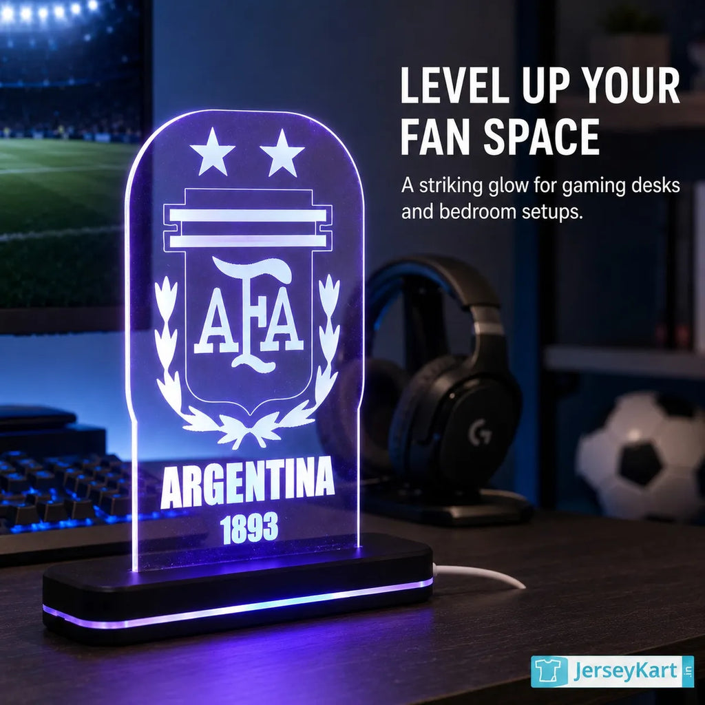 ARG 1893 Football Crest LED Acrylic Table Lamp