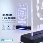 ARG 1893 Football Crest LED Acrylic Table Lamp