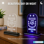 ARG 1893 Football Crest LED Acrylic Table Lamp