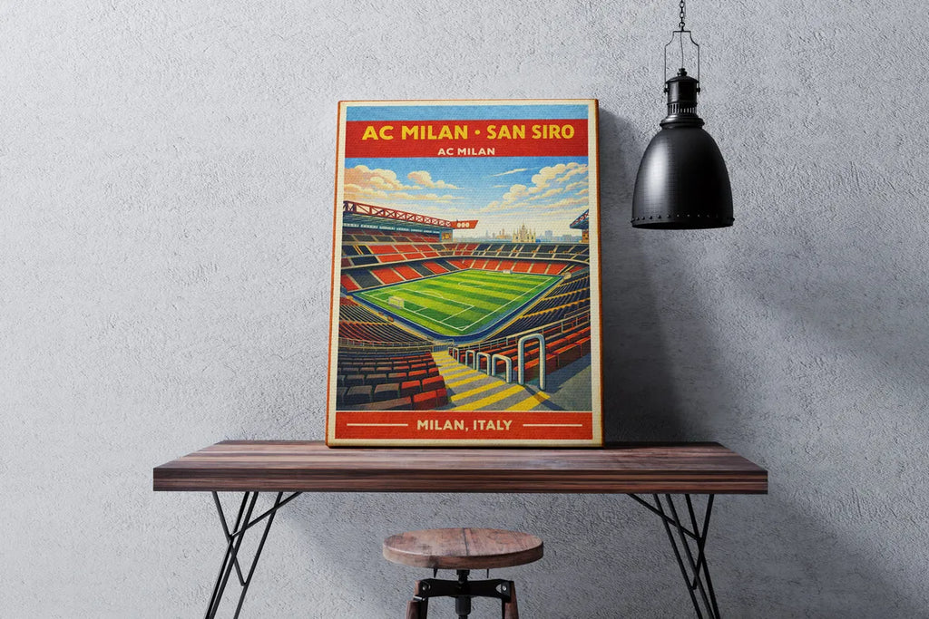 AC Milan Stadium Canvas