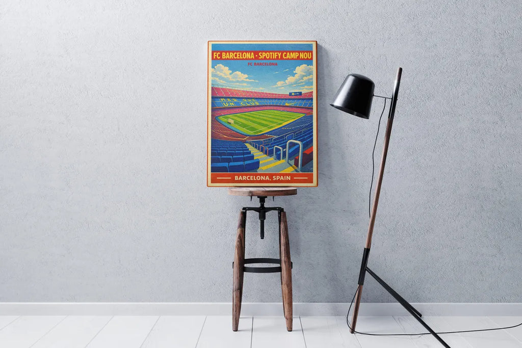 Barca Spotify Camp Nou Stadium Canvas