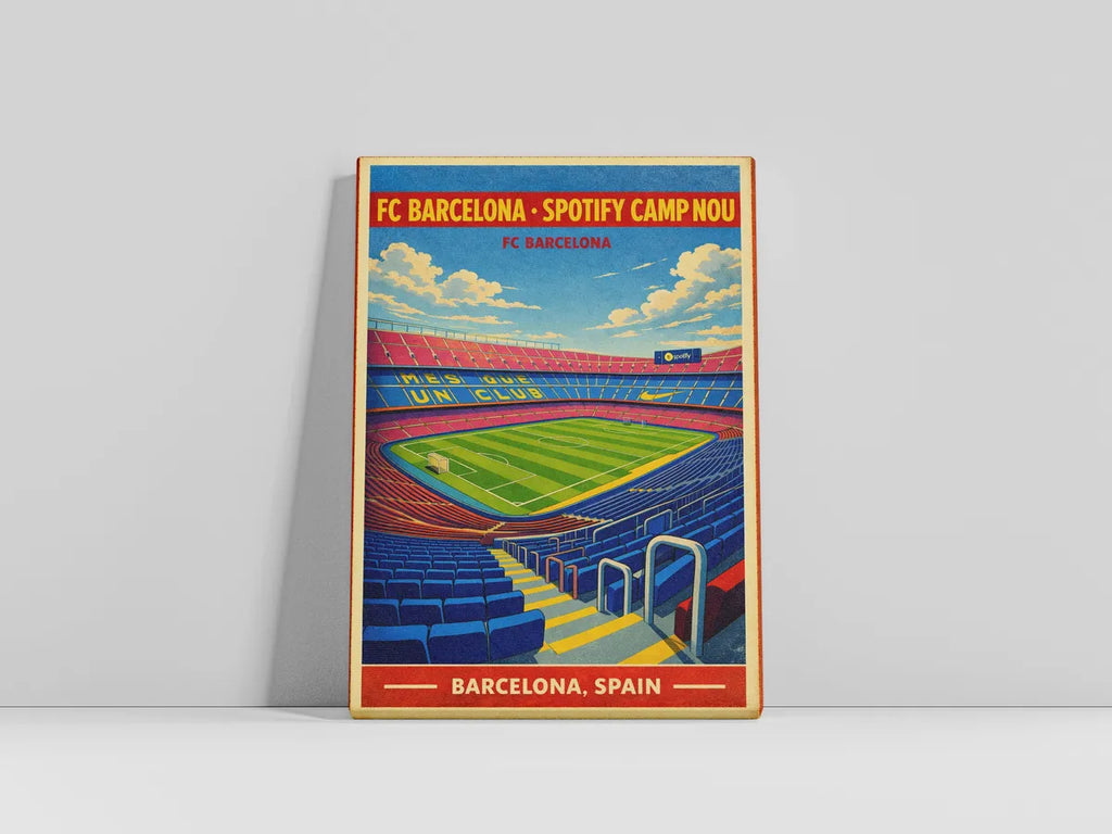 Barca Spotify Camp Nou Stadium Canvas