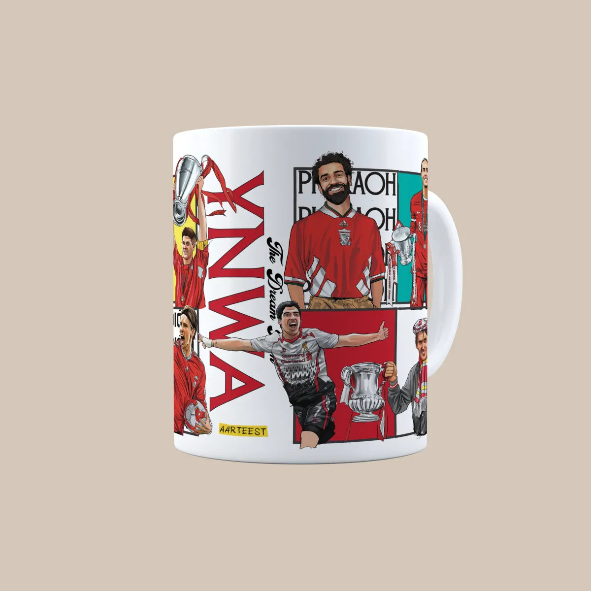 LVP FC YNWA Dream Team 3D Doodle Art Mug