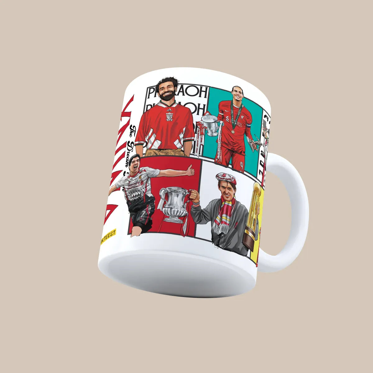 LVP FC YNWA Dream Team 3D Doodle Art Mug