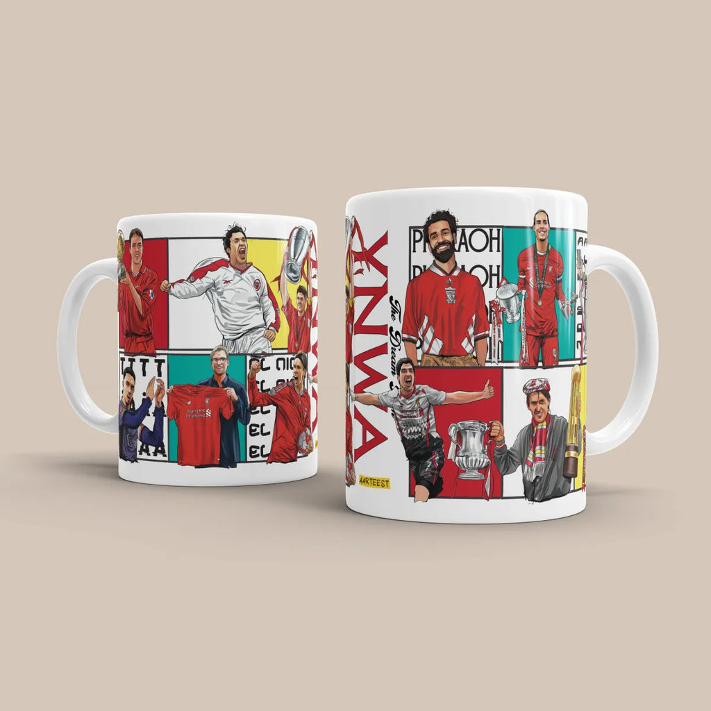 LVP FC YNWA Dream Team 3D Doodle Art Mug