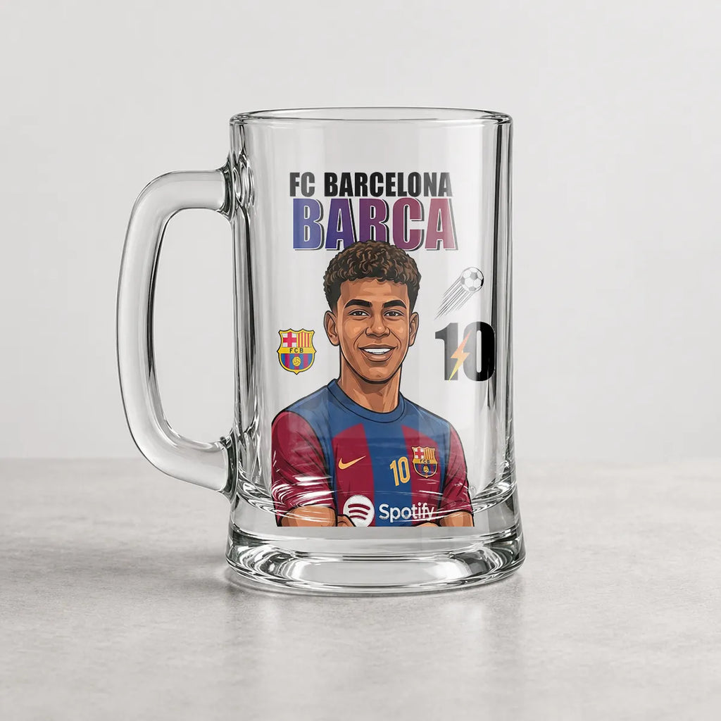 Lamine Yamal Edition Glass Mug | Sports Gift for Soccer Lovers C
