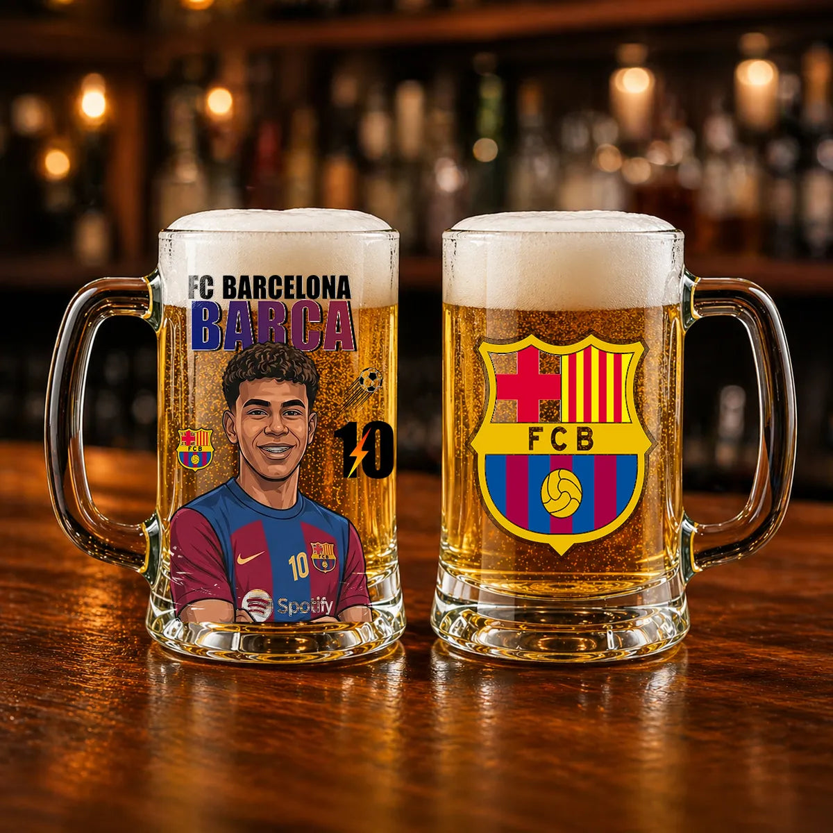 Lamine Yamal Edition Glass Mug | Sports Gift for Soccer Lovers C