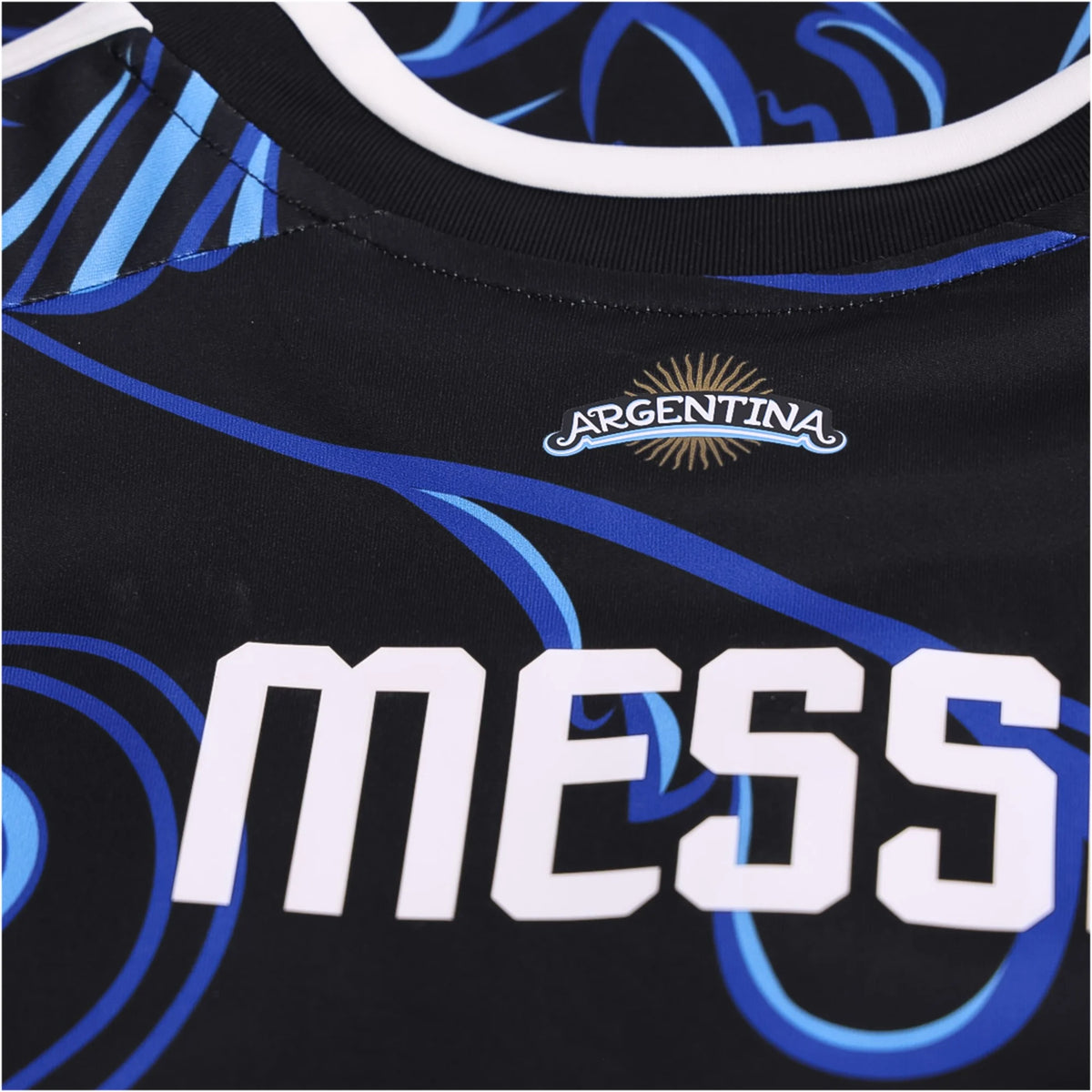 Messi 10 Argentina 26/27 Away Soccer Solid Jersey