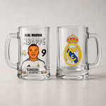 Mbappe Edition Glass Mug | Sports Gift for Soccer Lovers