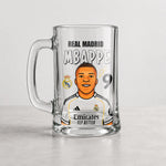 Mbappe Edition Glass Mug | Sports Gift for Soccer Lovers