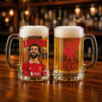 Mohamed Salah Edition Glass Mug | Sports Gift for Soccer Lovers
