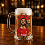 Mohamed Salah Edition Glass Mug | Sports Gift for Soccer Lovers