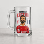 Mohamed Salah Edition Glass Mug | Sports Gift for Soccer Lovers