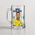 Neymar jr Edition Glass Mug | Sports Gift for Soccer Lovers