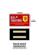 Old Trafford Door Signs